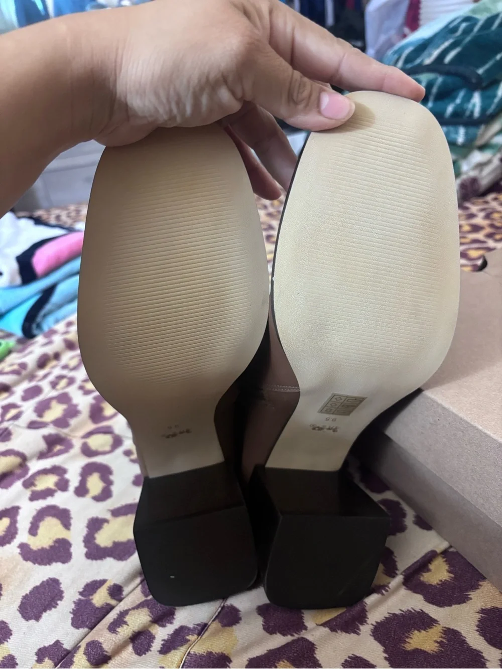 Coach Shana Leather Bootie in Saddle Brown